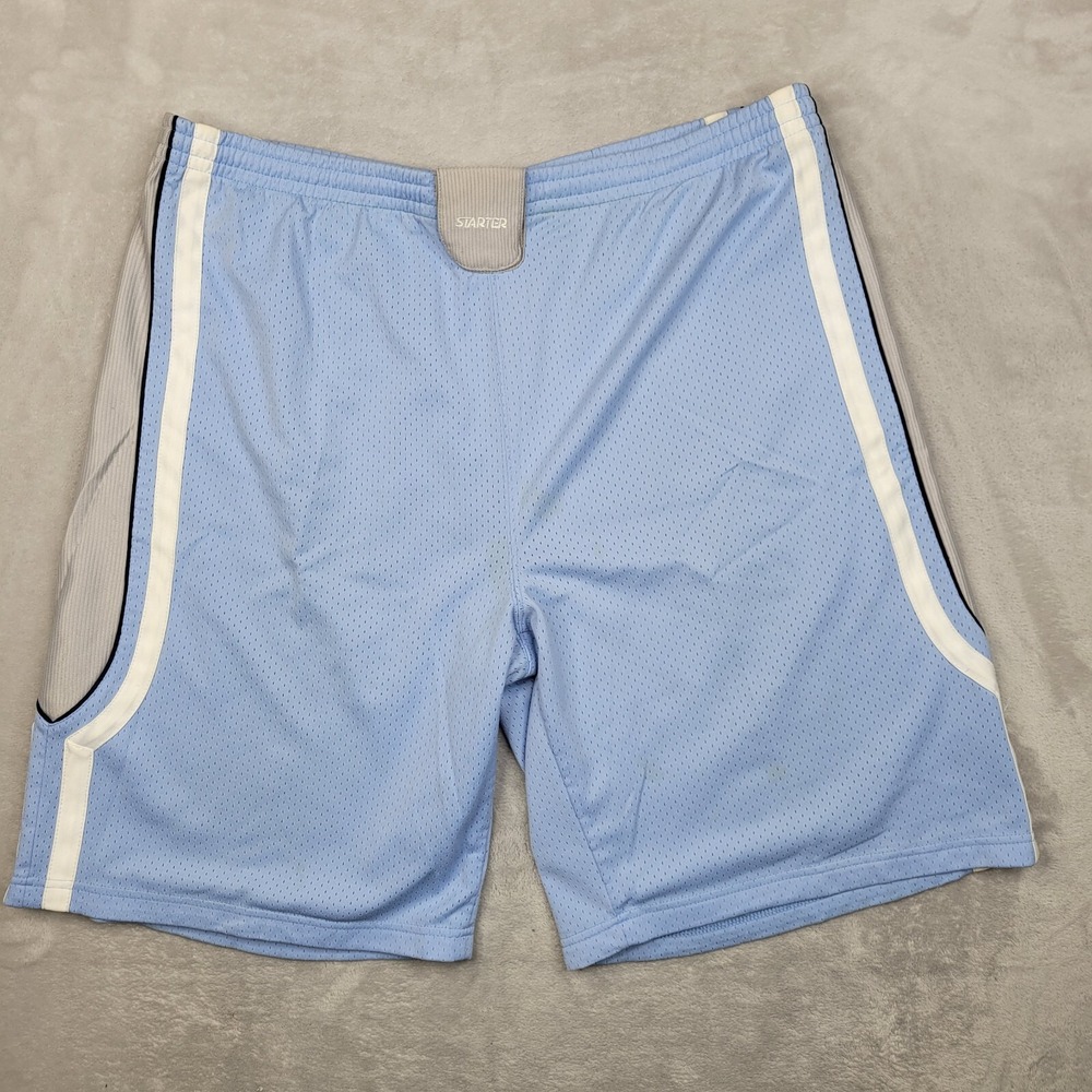 Starter‎ Shorts Men Large Athletic Performance Elastic Basketball Blue